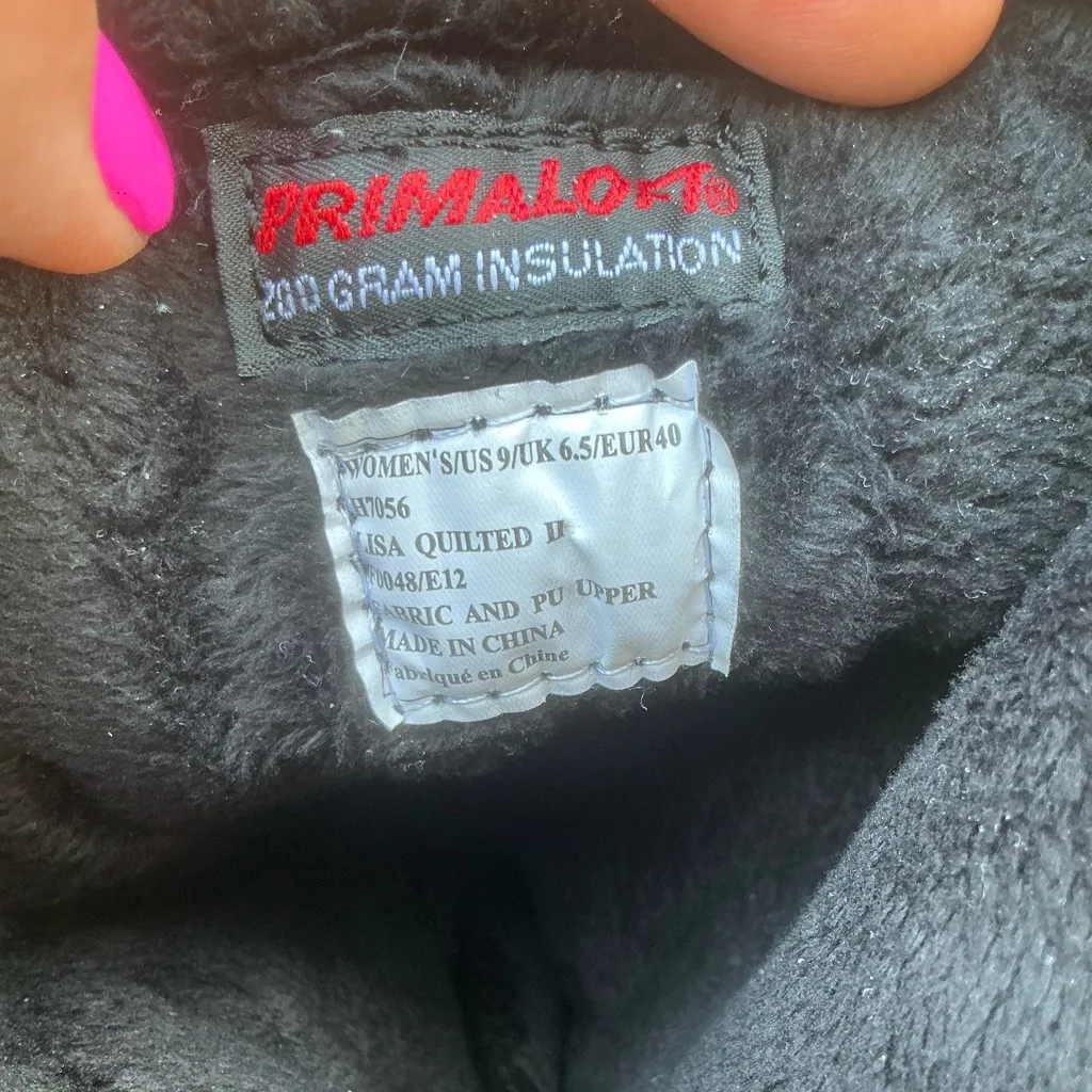 Warm women’s winter boots ❄️❄️ Black Size 9 - Image 15