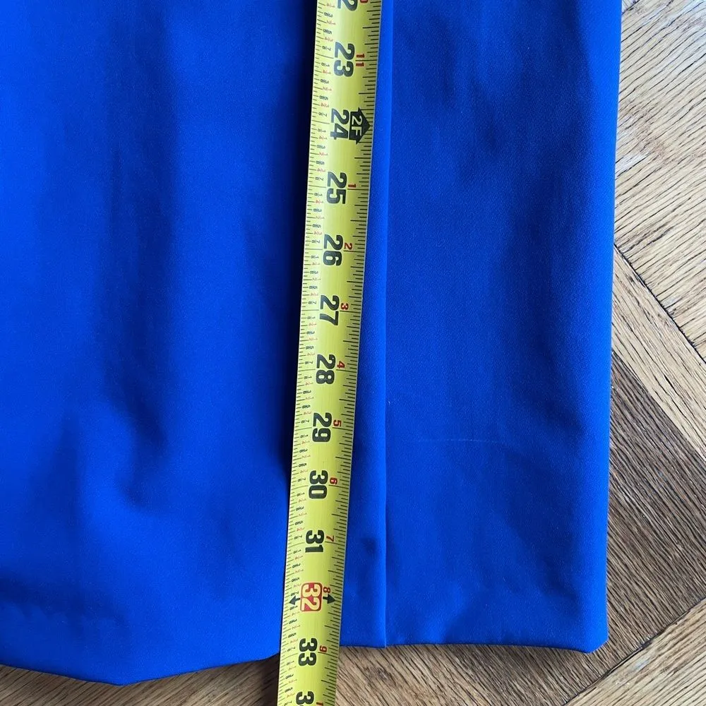 Zara Woman Cobalt Blue V-Neck Tailored Minidress, Size XS - Image 10