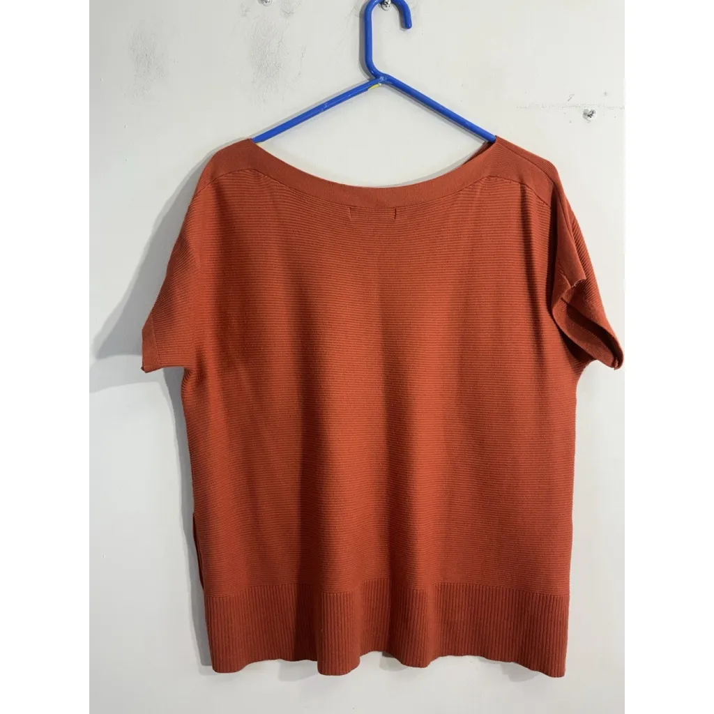 Womans Marled United Clothing Sweater XL Ruse Short Sleeve Pullover Accents - Image 2