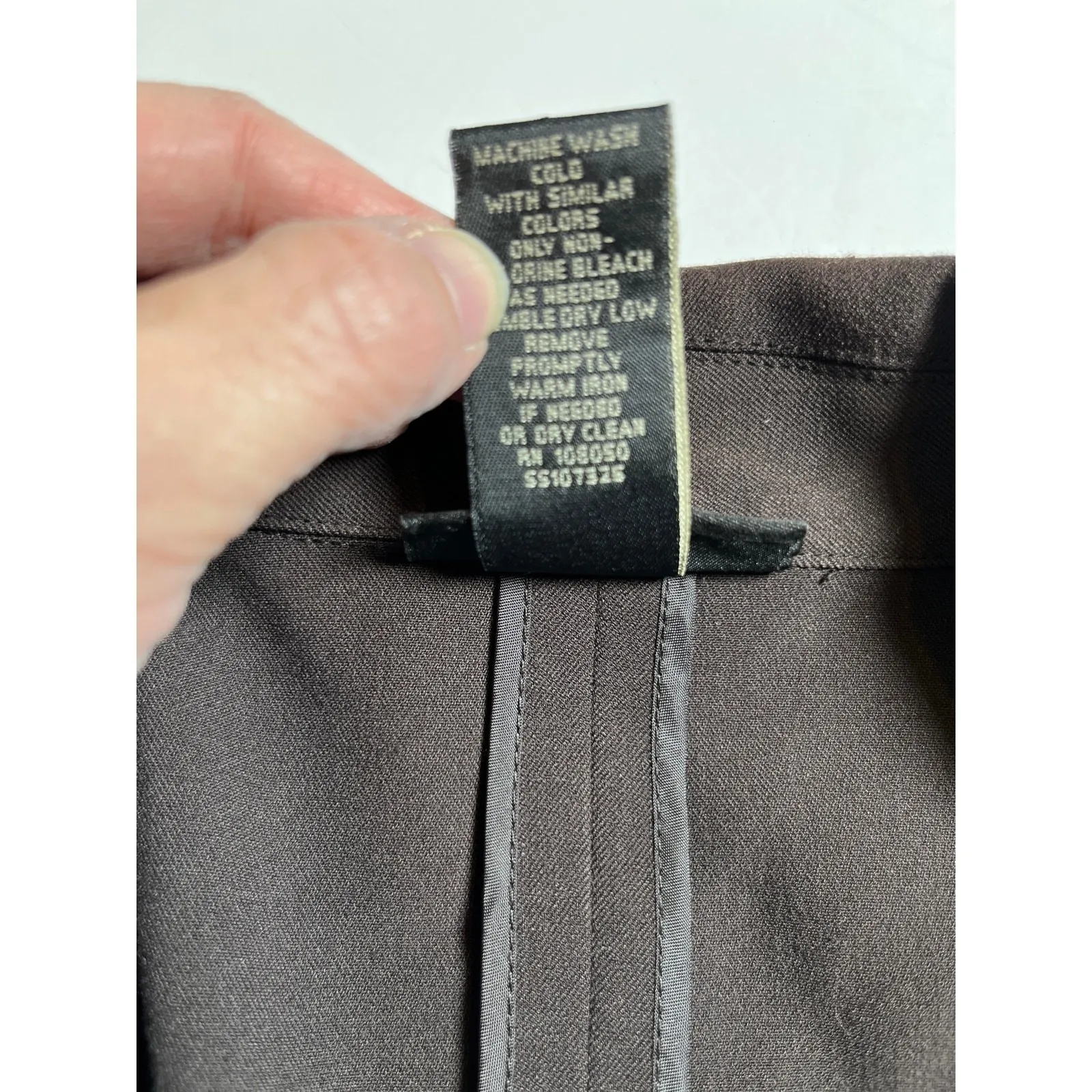 Lane Bryant 18 Blazer Black Stretch‎ Button Front Jacket Career Workwear Pockets - Image 5