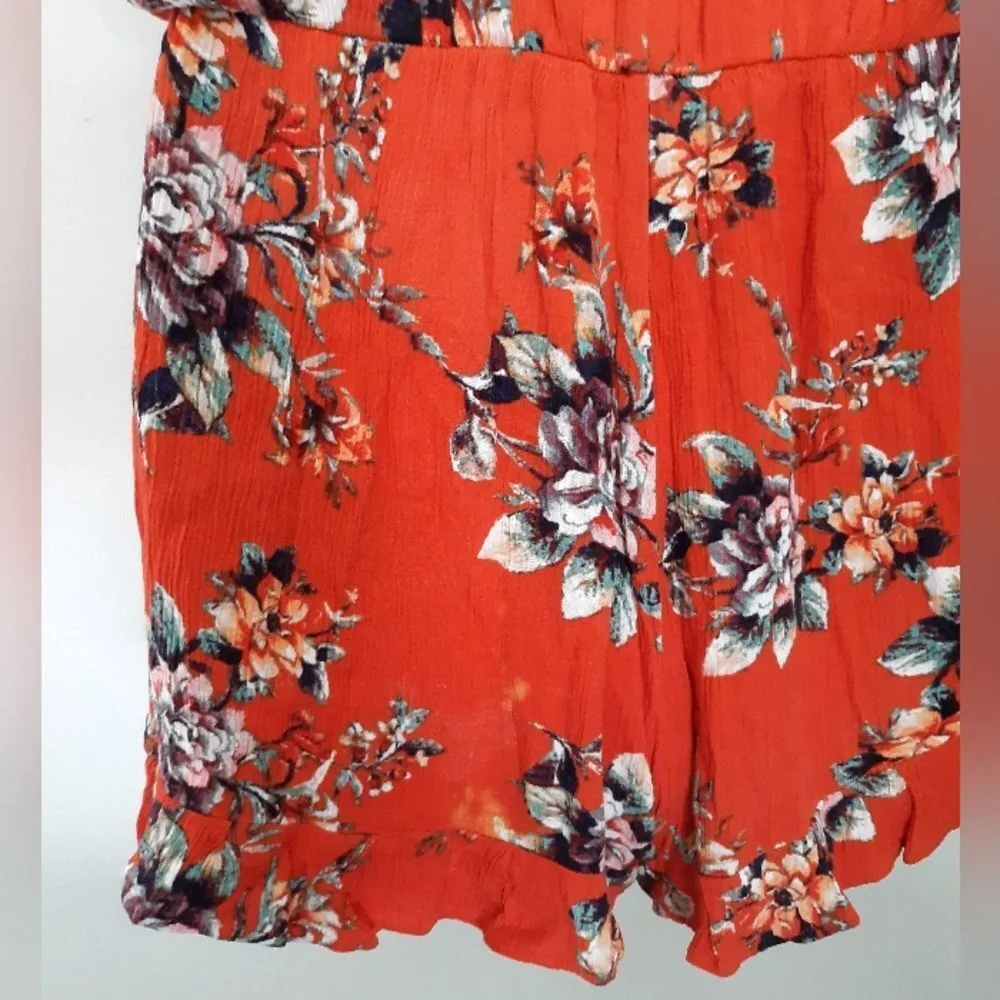 One Clothing orange floral romper - Image 5