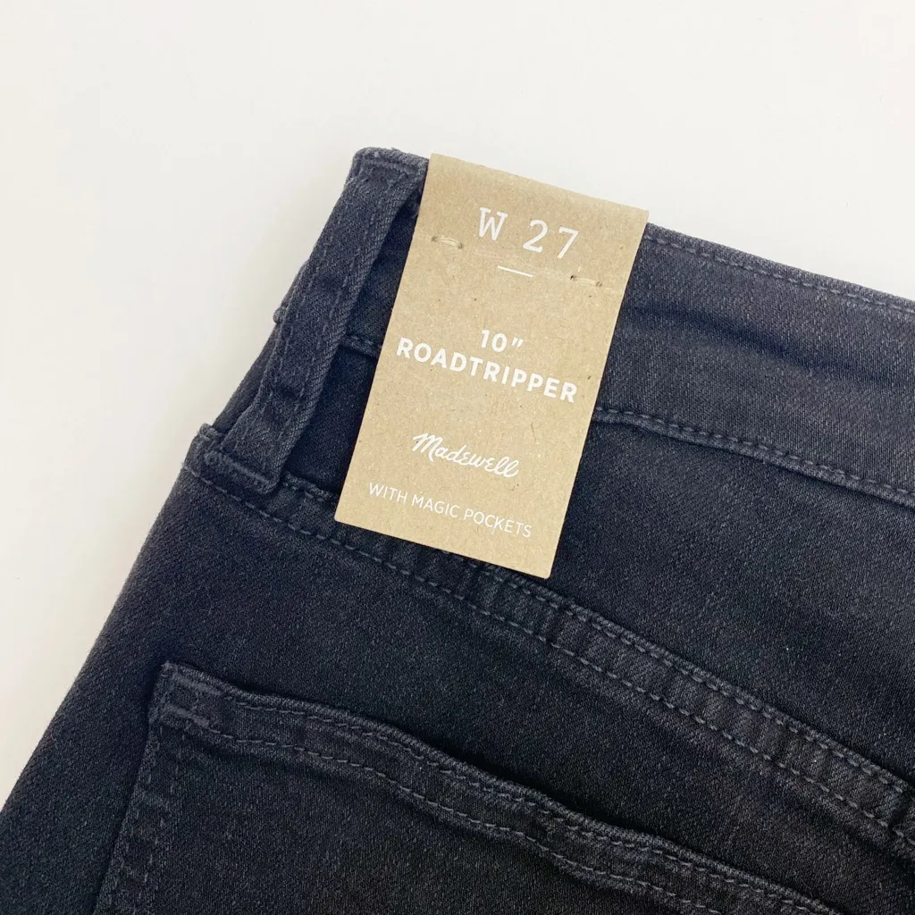 Madewell 10" High-Rise Roadtripper Supersoft Jeans: Davie Wash: Knee-Rip Edition - Image 13
