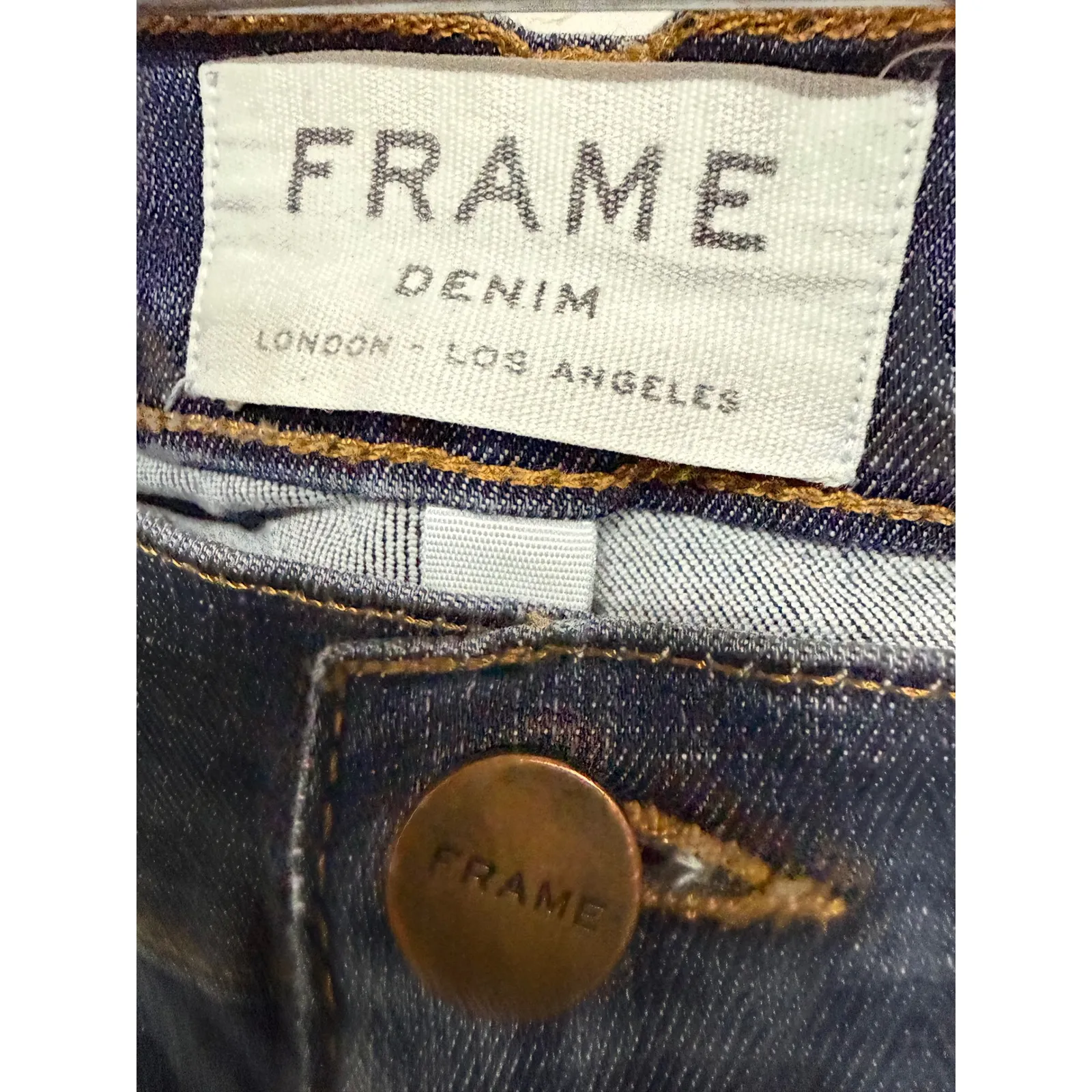 Frame Denim Le High Skinny Medium Wash Every Day Wear Size 28 Jeans Casual - Image 5