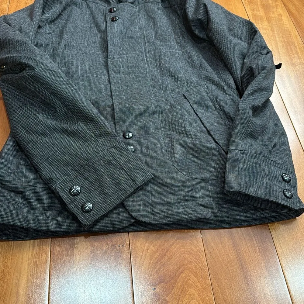 Burton Dryride Da Nang Womens Hooded Snowboard Zip Up Dark Gray Jacket Size M - Image 6