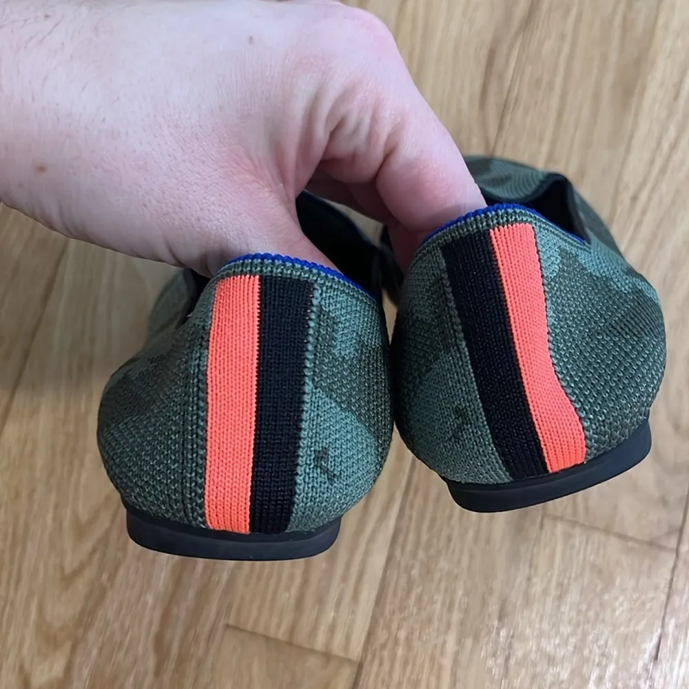 Rothy's The Loafer Olive Camo Sz 6.5 - Image 5