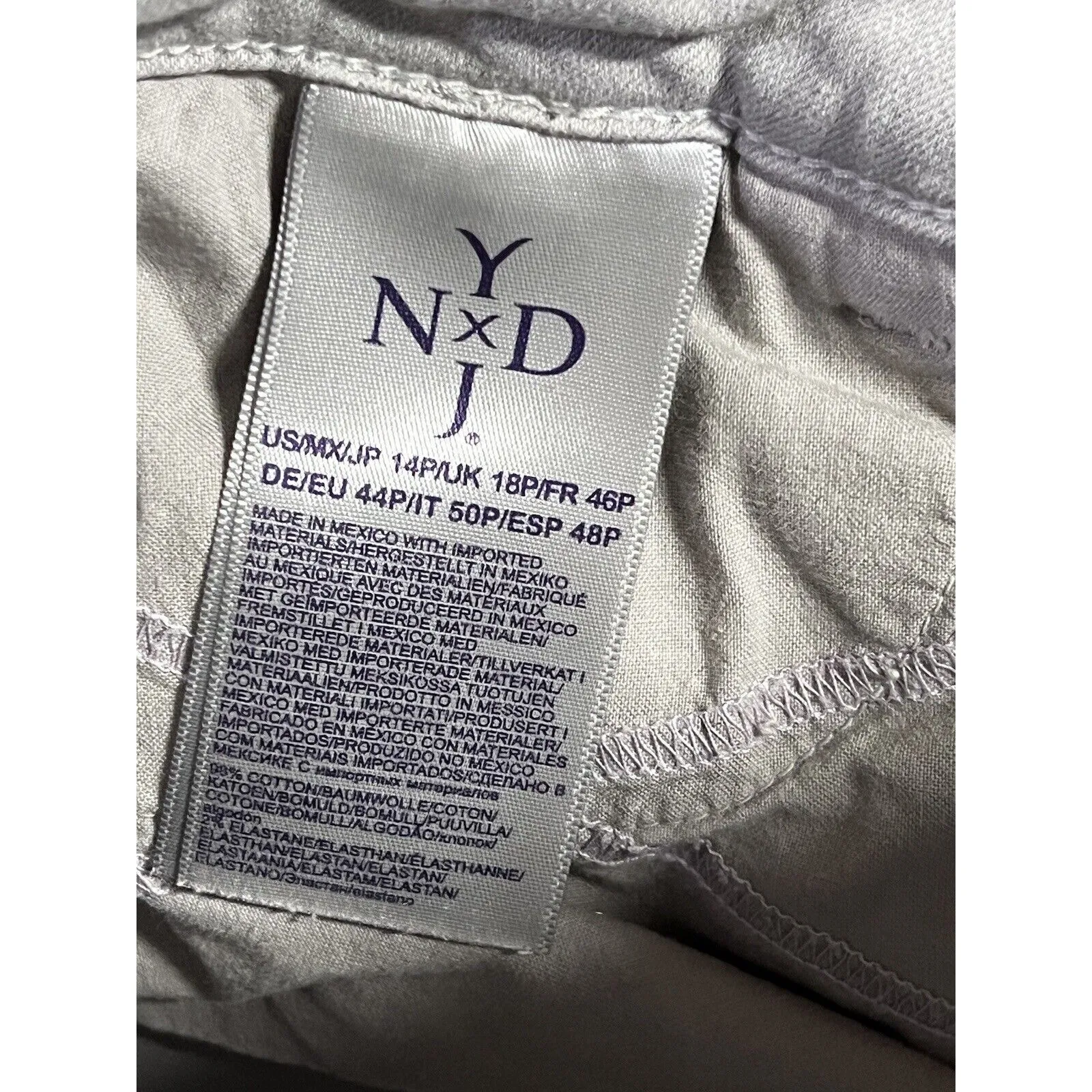 Nydj Convertible Ankle Jeans Women 14P Alina Lift‎ Tuck Technology Casual Boho - Image 10