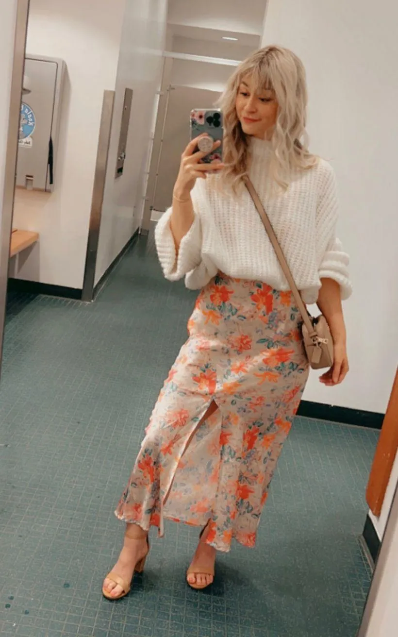 Satin Beach Dress With Slit - Image 4