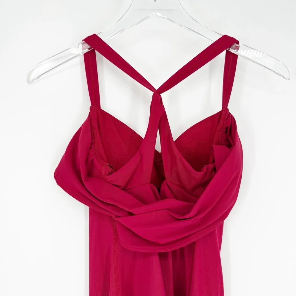 Lululemon Wrap It Up Tank Top 4 Cranberry - Image 5