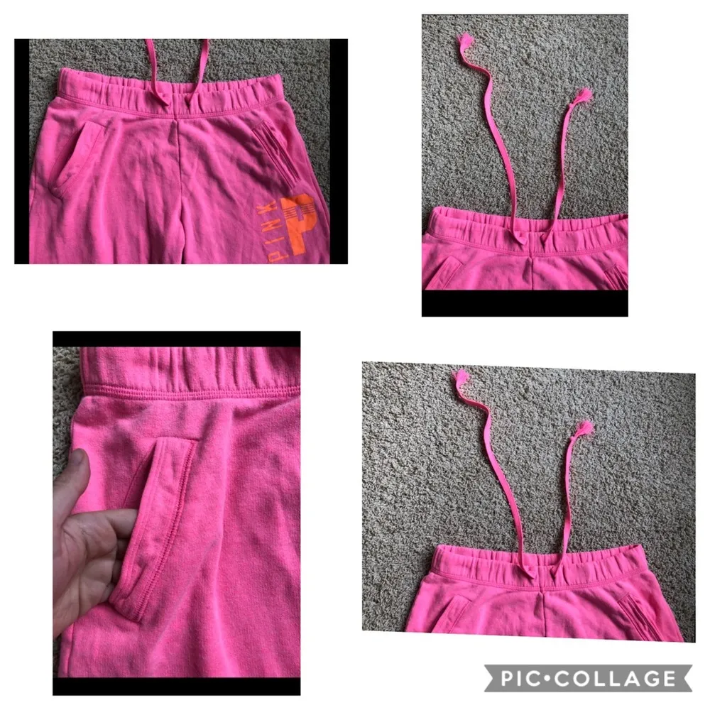 VS pink sweats Sz M - Image 5