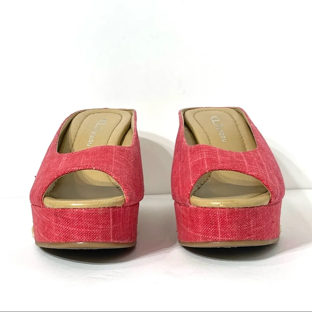 Cl By Laundry Daysie Wedge Sandals Size 5.5 - Image 3