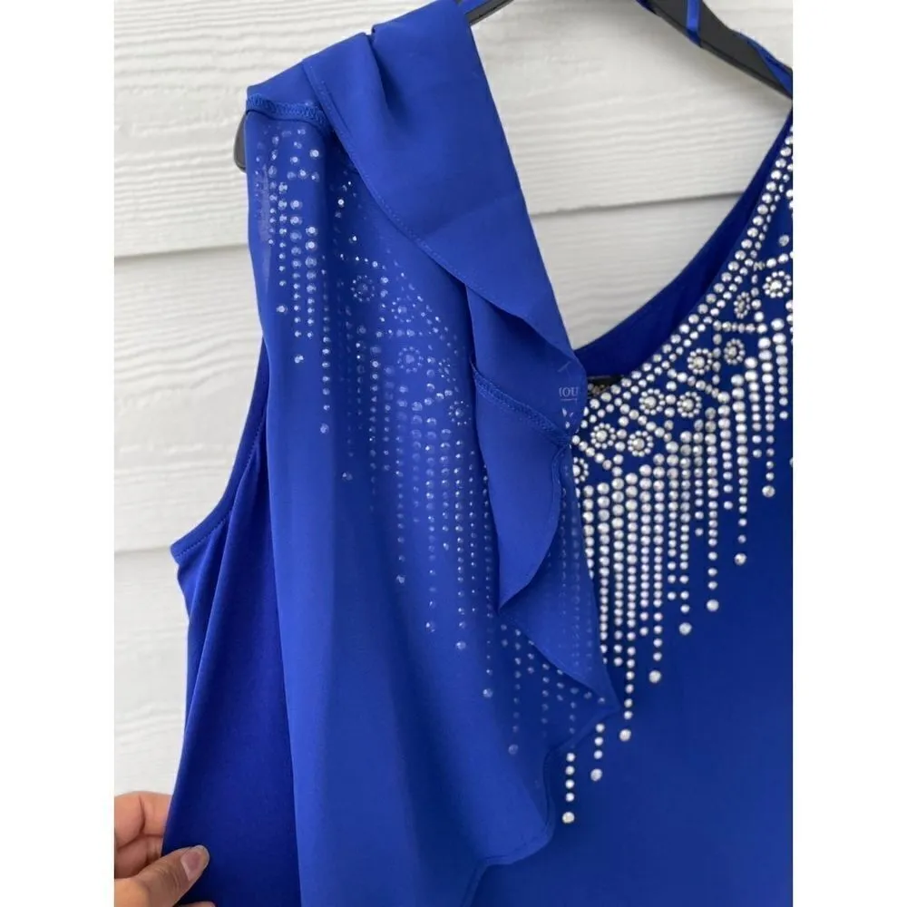 Glamour maxi dress size 10 PETITE Blue - Image 6