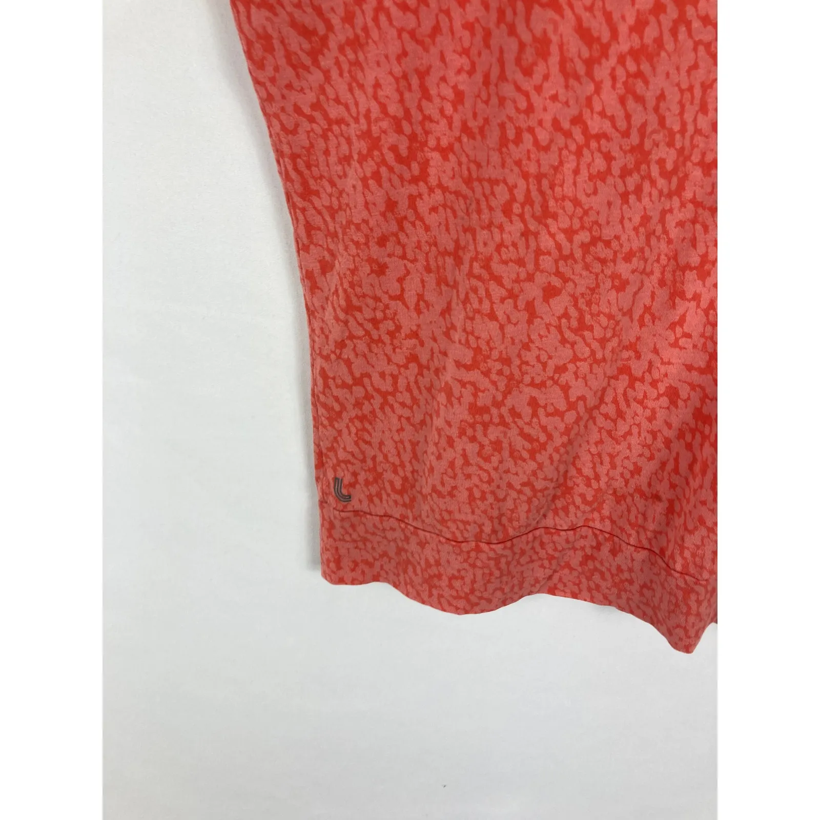Lole Patterned Short Sleeve top Pink Size Medium - Image 2