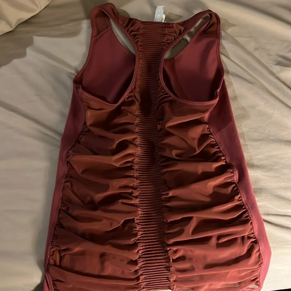 Athleta medium razor back tank top. Gorgeous - Image 4