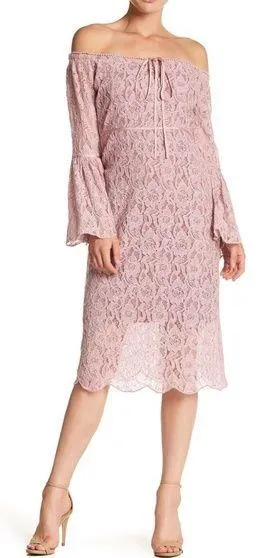 NWT Walter baker Serena lace off shoulder dress - Image 6
