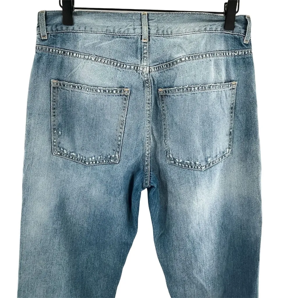 ACNE Studios Boyfriend Fit High Waisted Light Wash Boy Water Jeans - Image 11