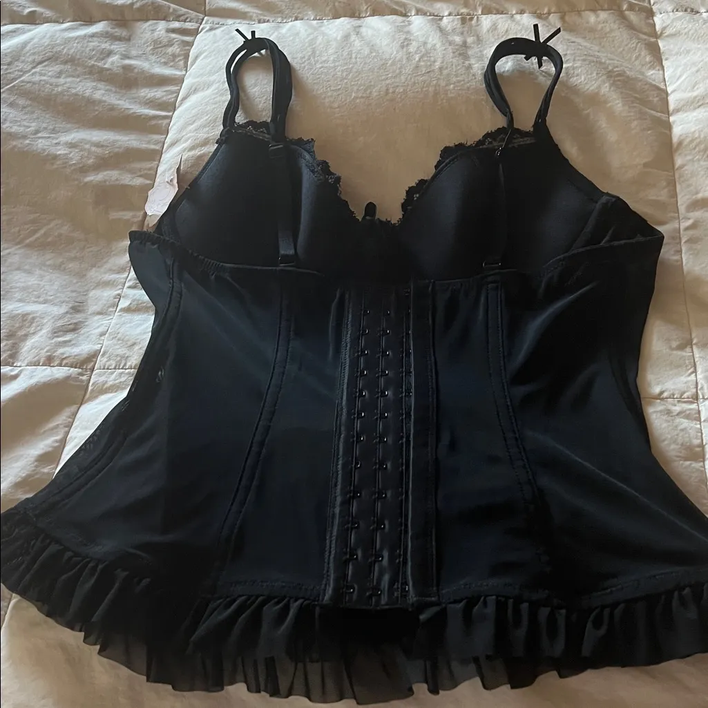 Cabernet Black Bustier Top Size M - Image 2