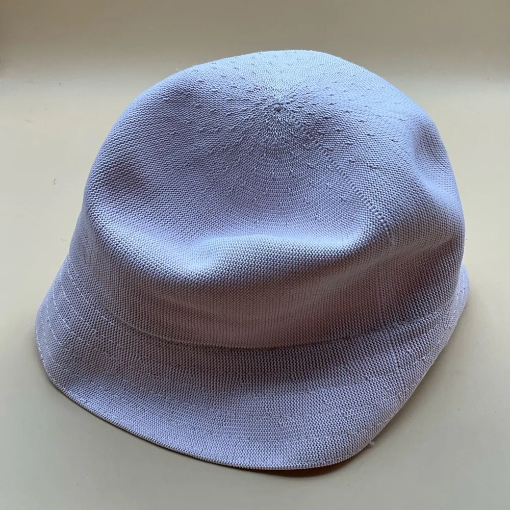 A Rare Vintage KANGOL Safari Knit Tropic Bin Ventair Hat PINK Size Small - Image 2