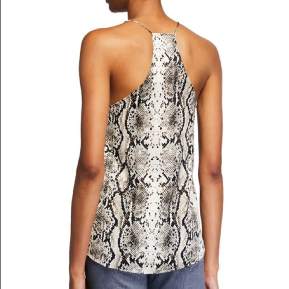 Cami NYC The Racer Charmeuse Snake Tank Top Silk XS - Image 10