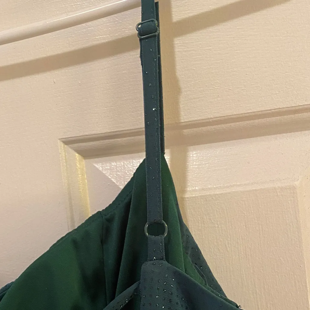 Windsor Teal Draped Gown - Image 13