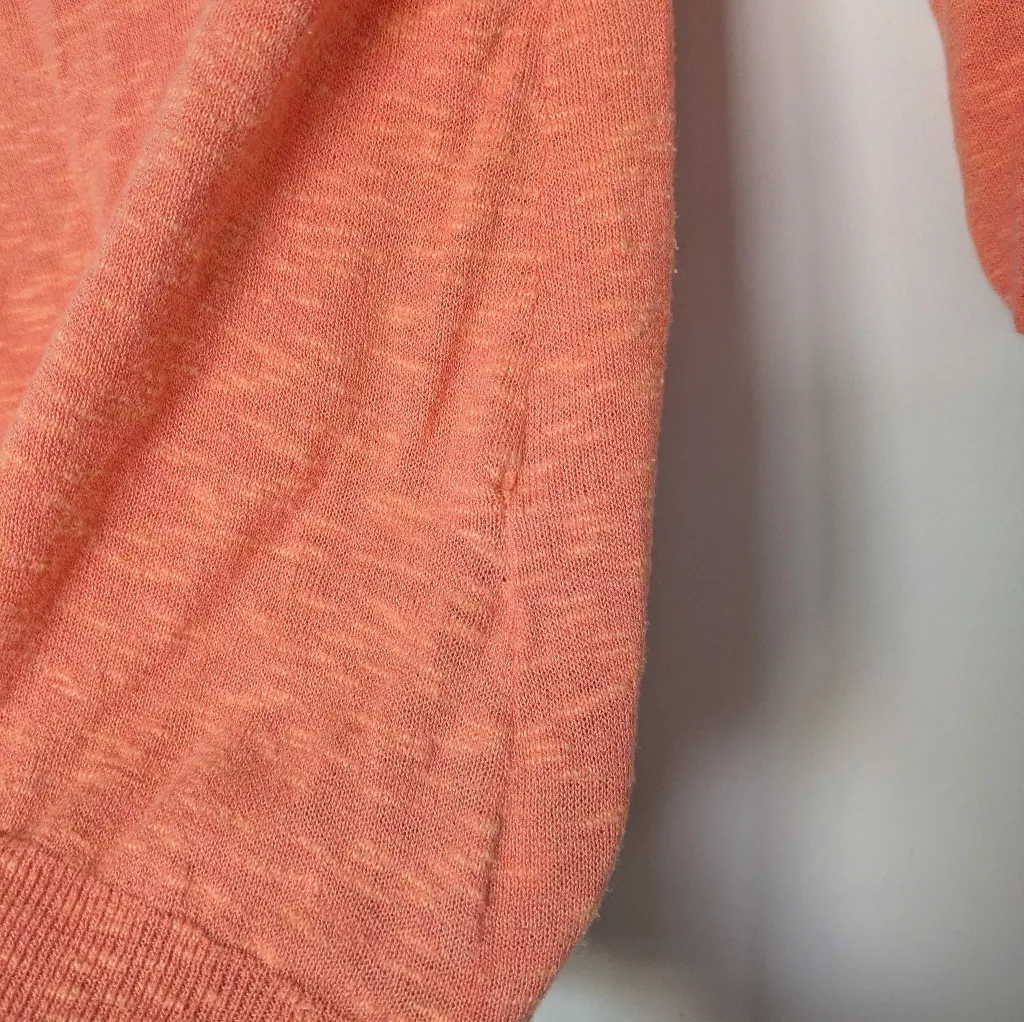 Eileen Fisher Vibrant Coral Swim Cover-Up Sz M - Image 2