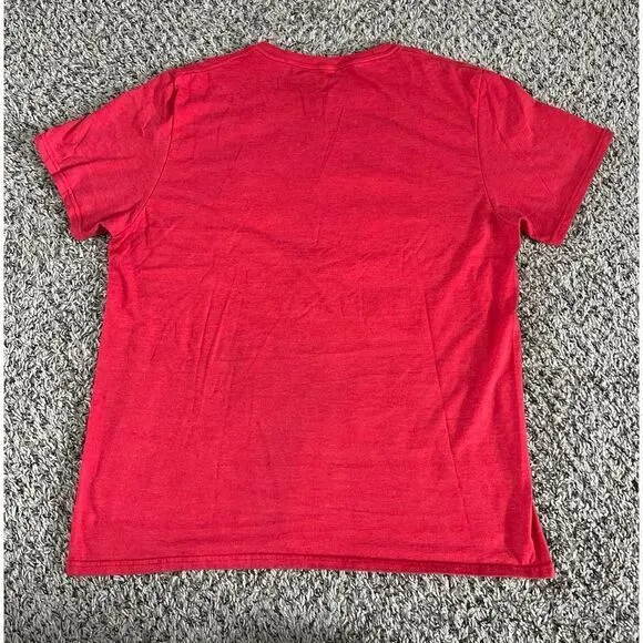 Ohio clothing Women's Red short sleeve Ohio with animal prints‎ shirt size large - Image 4