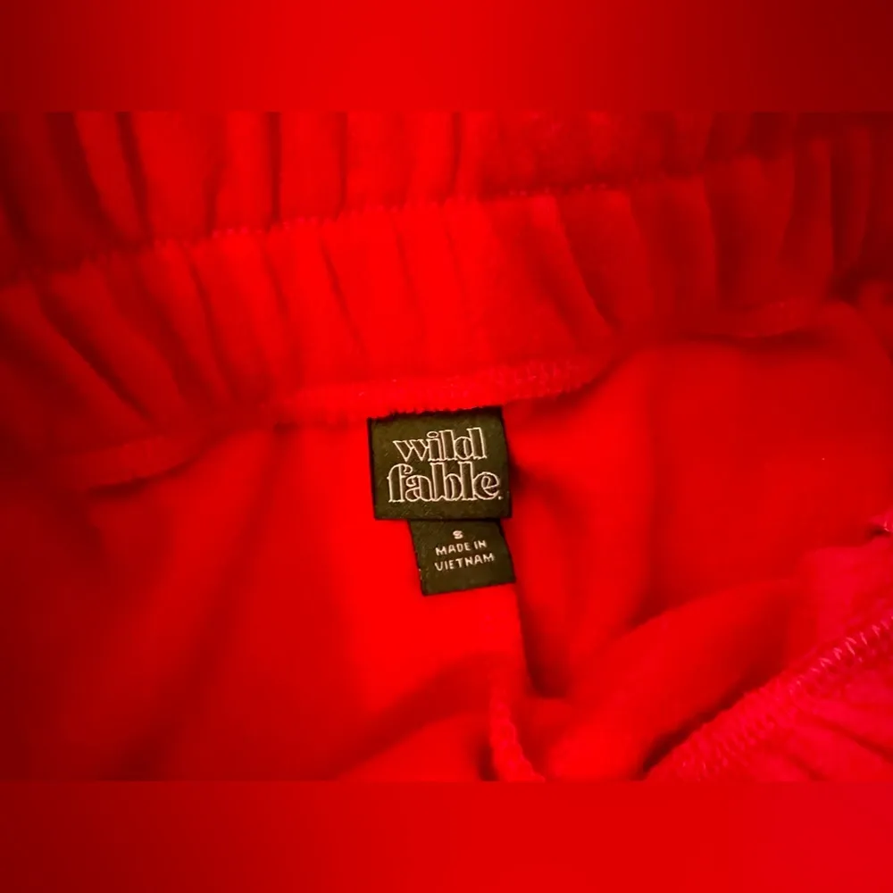 NEW red sweat short - Image 2