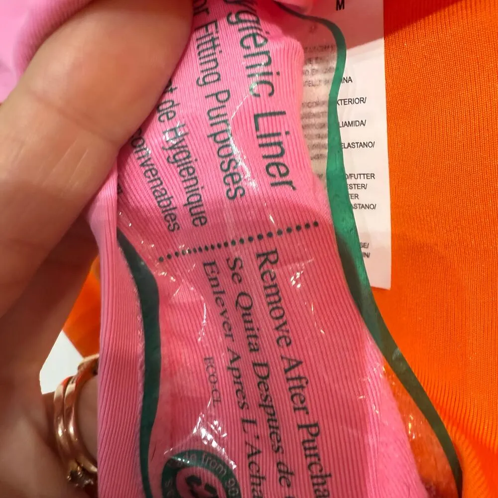 Kate Spade New York Surf Pink O-Ring Bikini Bottoms Sz L NWT - Image 5