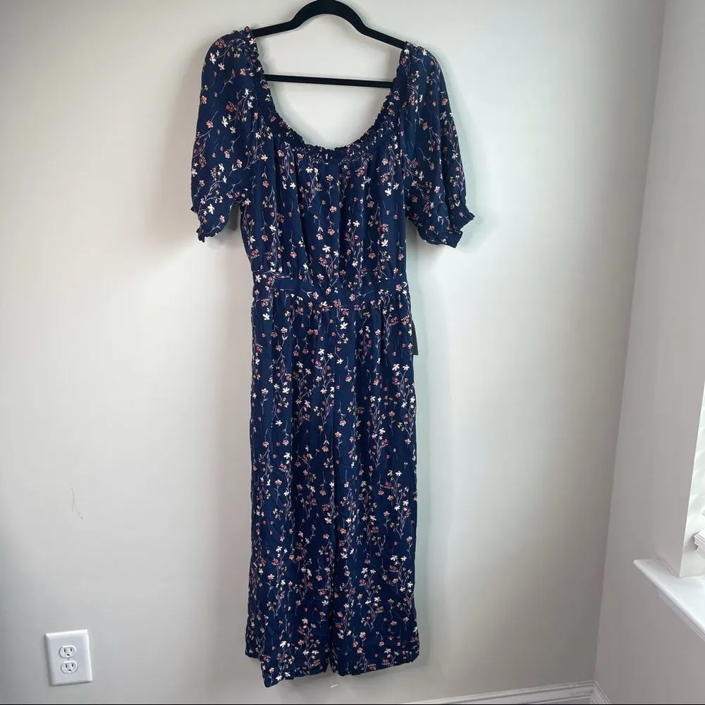 Gal Meets‎ Glam blue floral Violet jumpsuit size 2 - Image 10