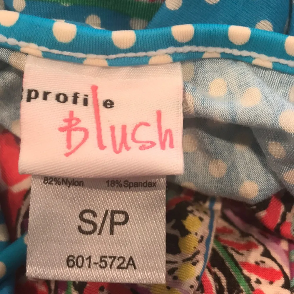 Profile Blush Multicolor Swim Coverup/Sundress Blue Size undefined - Image 5