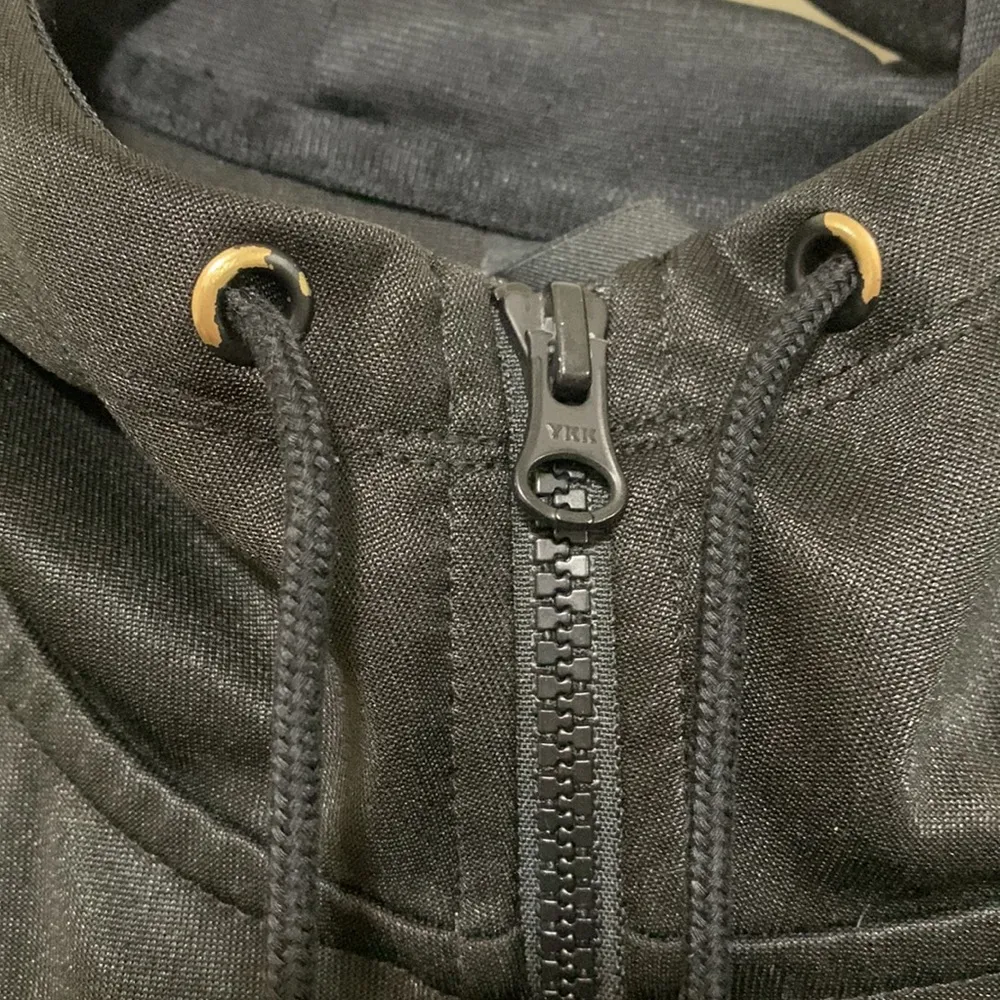 Nike Dry-Fit Long Sleeve Full Zip ‘Black/White’ Jacket Woman’s Size small - Image 4