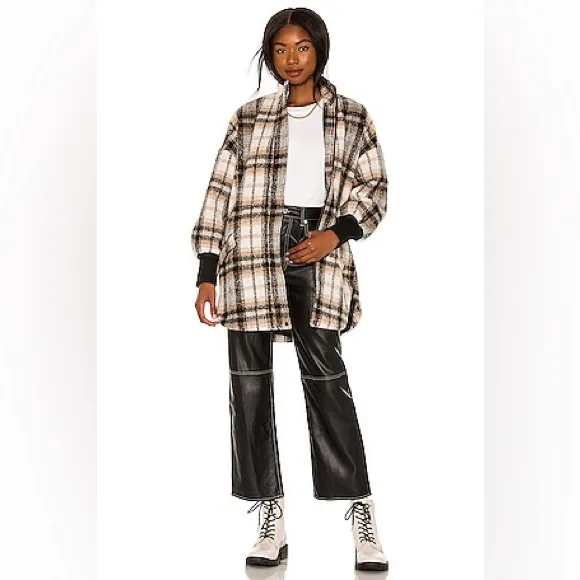 BB DAKOTA by STEVE MADDEN Plaid Women's Jacket - Image 5