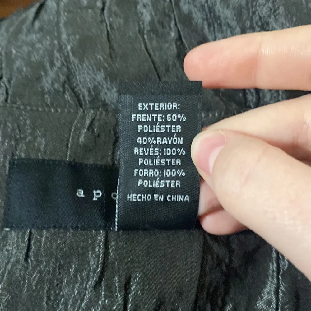 Apostrophe crinkle textured collarless longline overcoat size S - Image 11