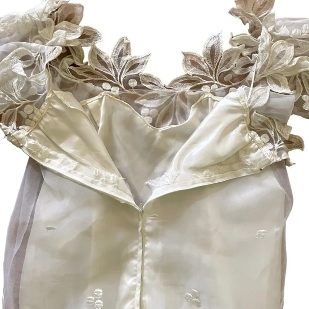 Vintage Floral Sheer Off - Image 7