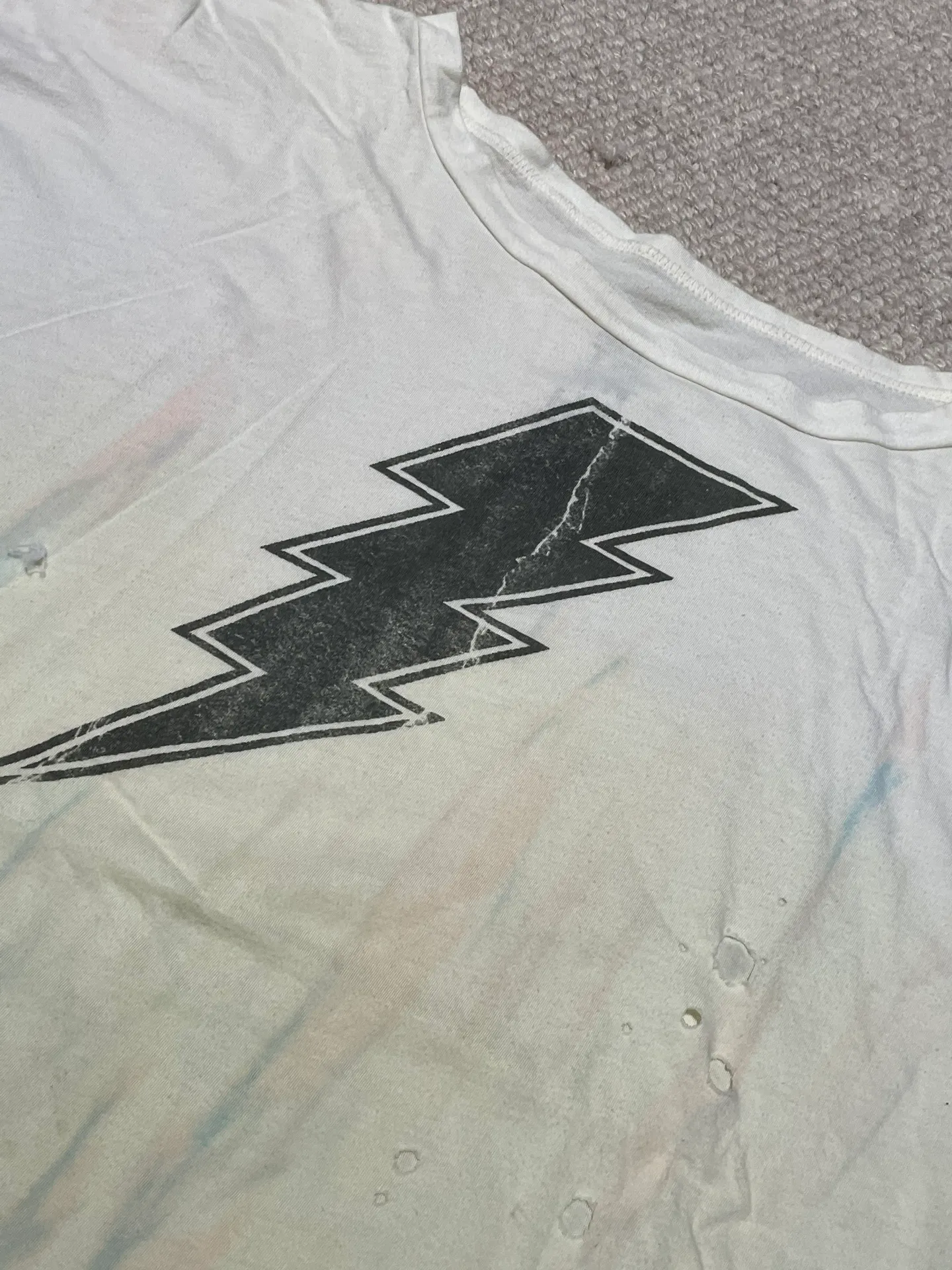 Hometown Heroes Tie-Dyed Lightning Bolt Tee - Image 5