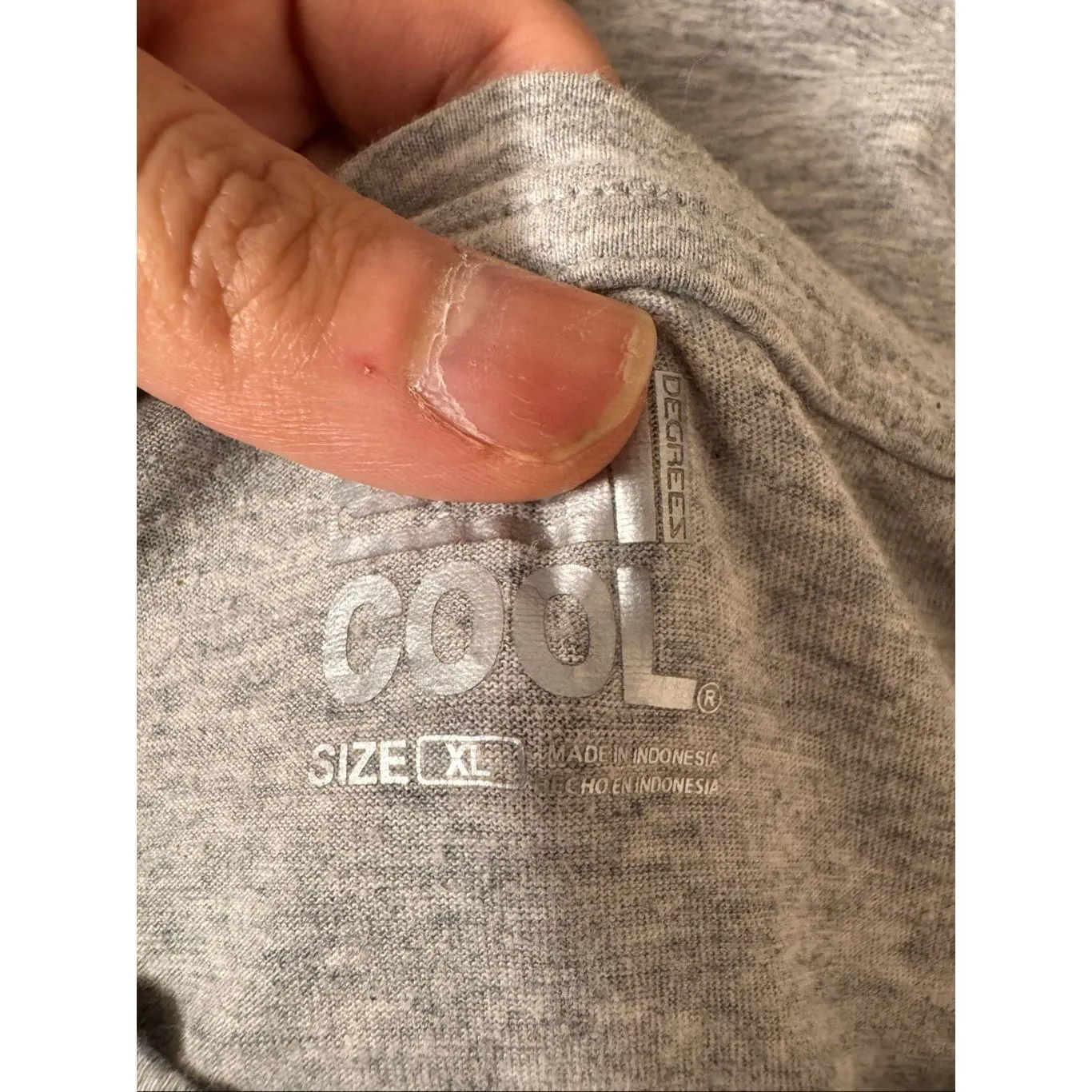 Cool Gray Short Sleeve Crewneck T-Shirt XL | Soft Cotton Blend Casual Tee - Image 7