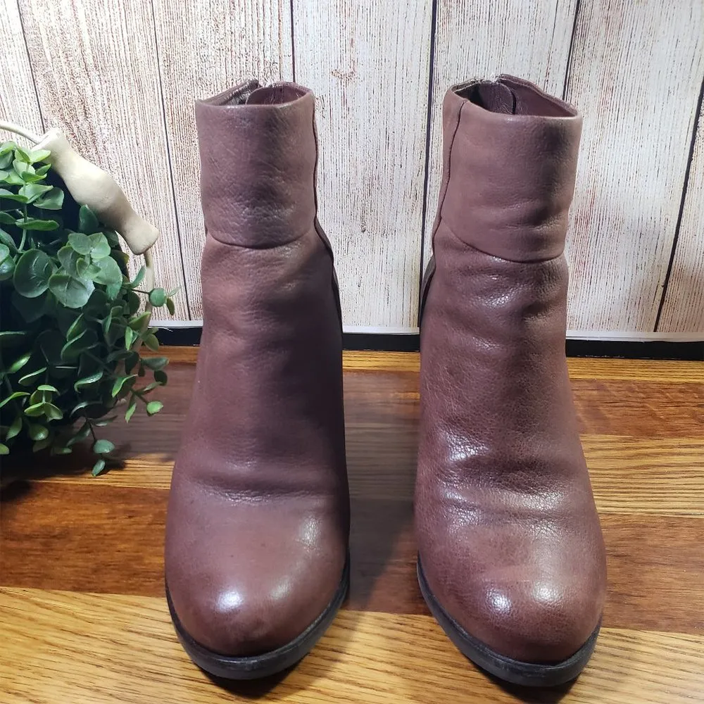 ARTURO CHIANG Women's Size 7 Brown At-Hadley Ankle Boots - Image 2