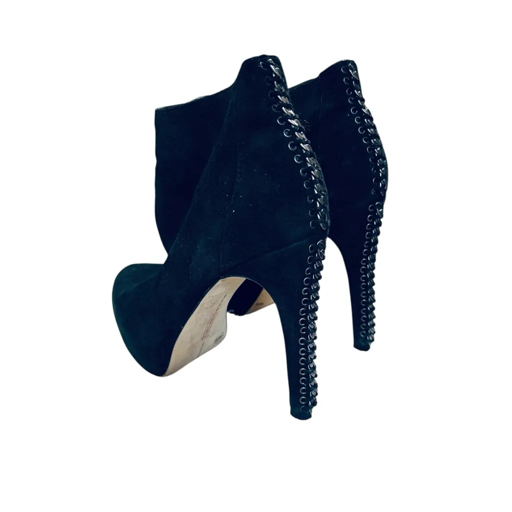 Vince Camuto Platform Booties Black Ankle Boots Size 10 - Image 4