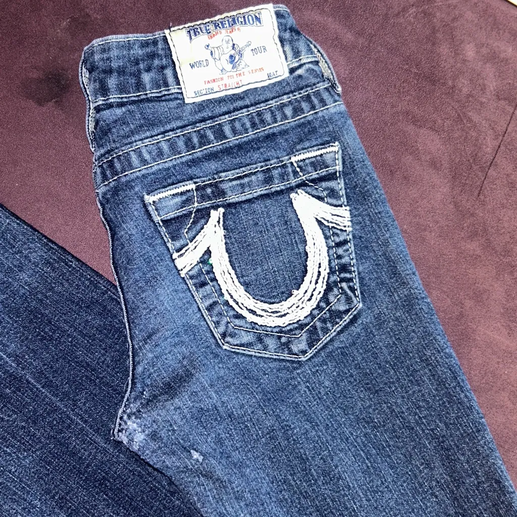 True Religion  Size 24 Jeans - Image 8