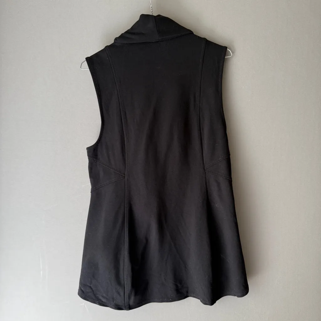 White House Black Market Vest Size S Black vest‎ - Image 8