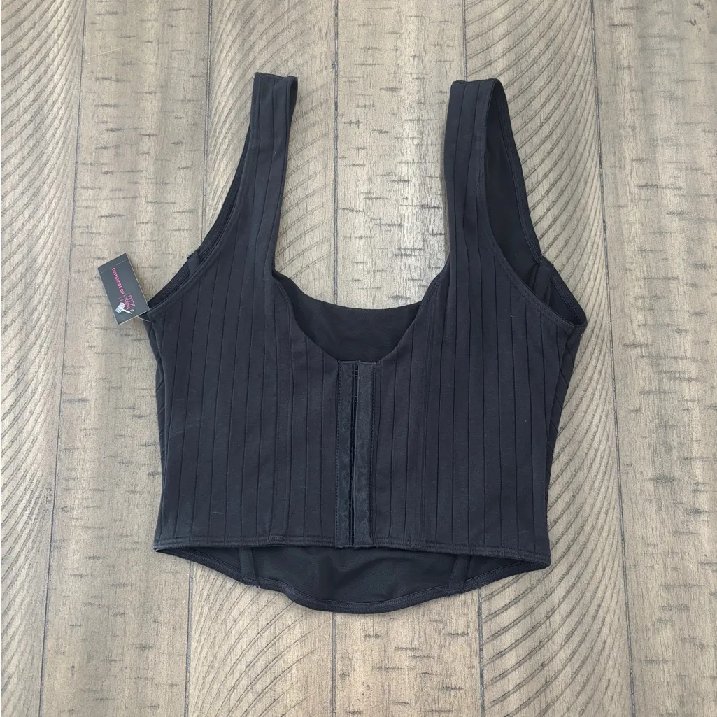 No Boundaries  Black Corset Top - Image 3