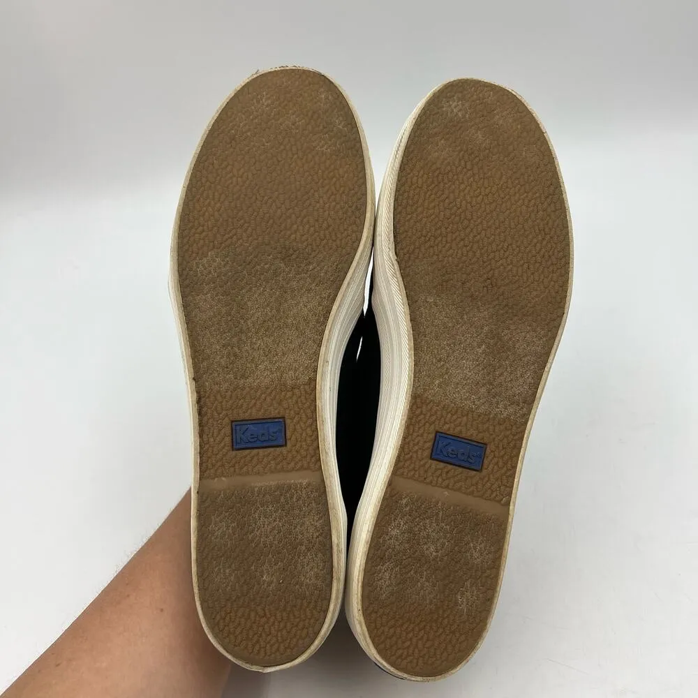 Keds x Rifle Paper Co. Floral Slip-On Platform Sneakers Beaded Black - Image 9