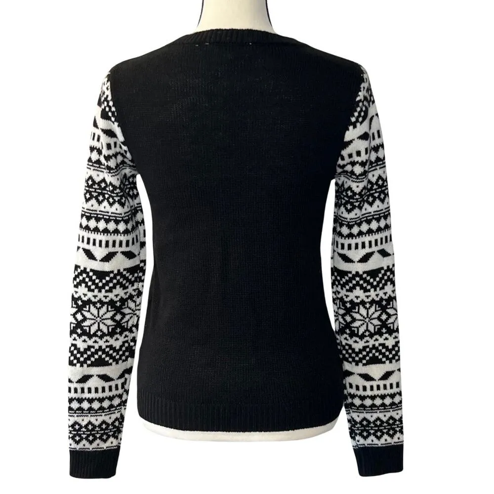 No Boundaries Women's Ugly Christmas Sweater Size S - Image 2