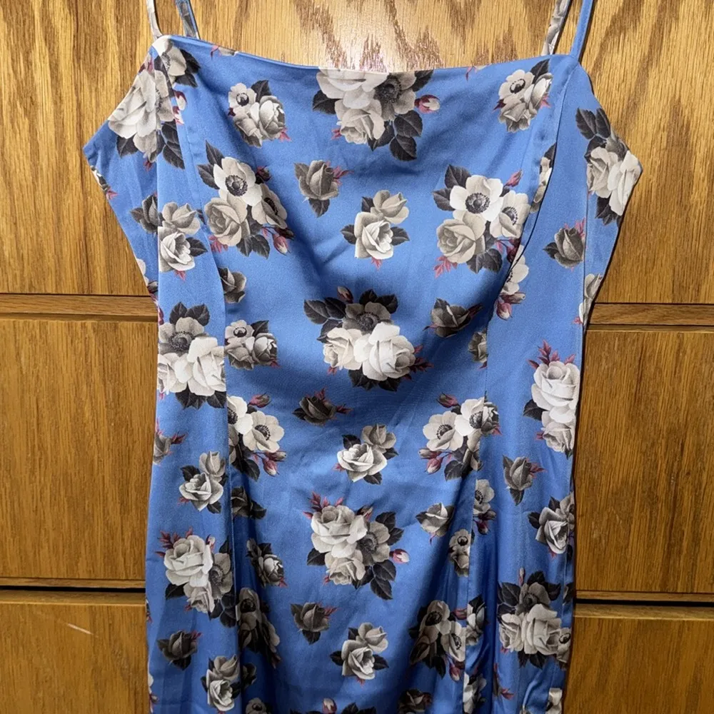 Sunday Best Floral Satin Dress - Image 2