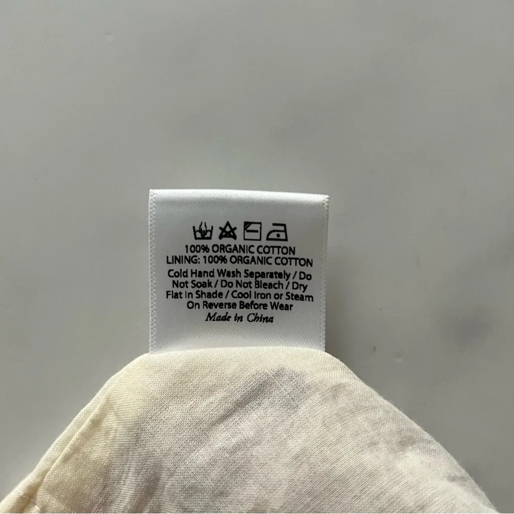 Auguste the label floral smocked babydoll mini dress prairie Sz XS coquette core Brown - Image 7