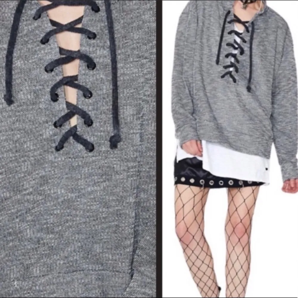 NEW! DAYDREAM NATION S Sweater Terry Dream Pullover Lace - Image 3