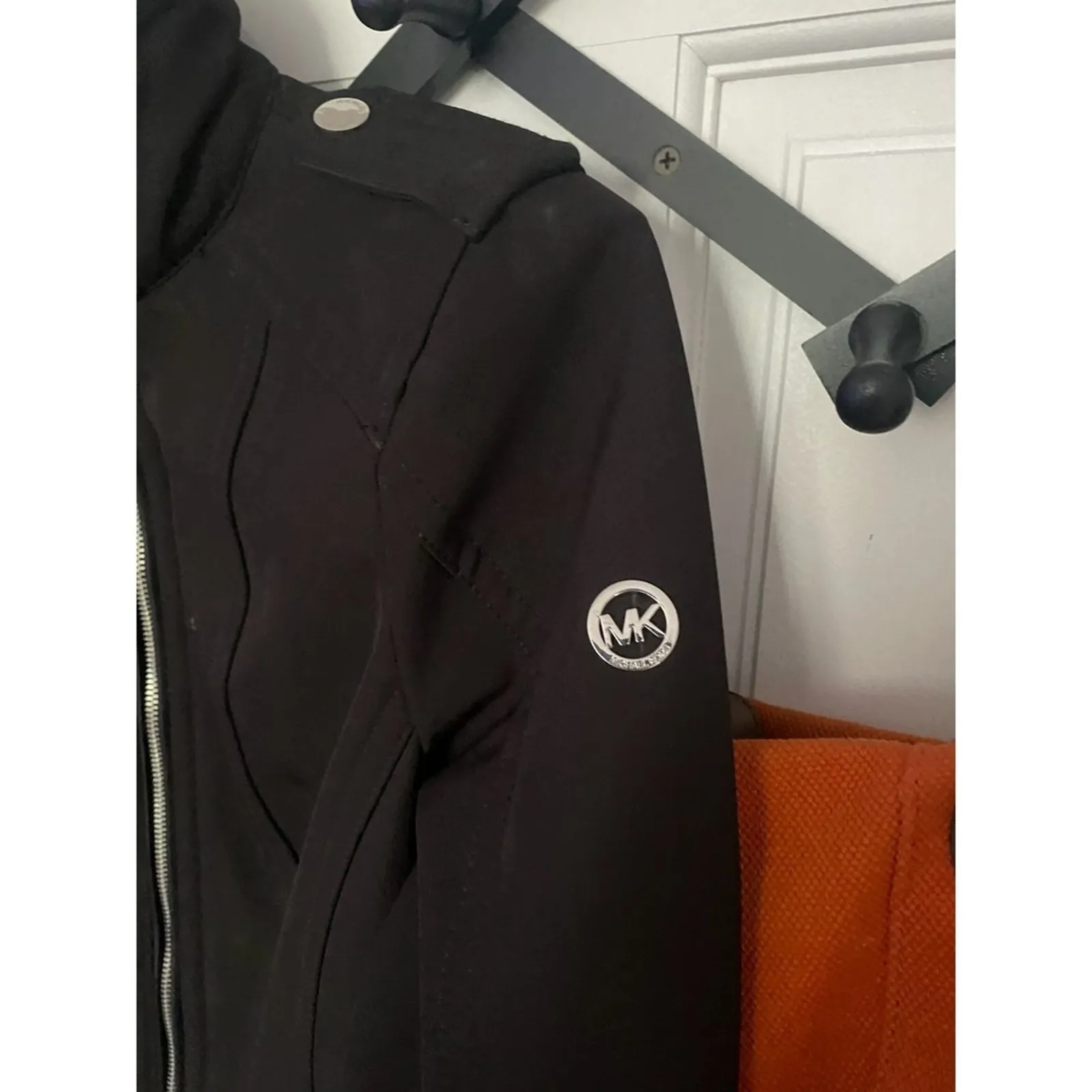 Michael Kors black sheek jacket Size XS - Image 2