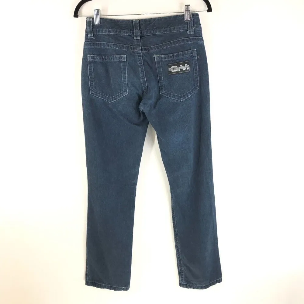 O.V. Ocimar Versolato Womens Jeans Straight Leg Dark Wash Size 38 US 27x30 Blue - Image 3