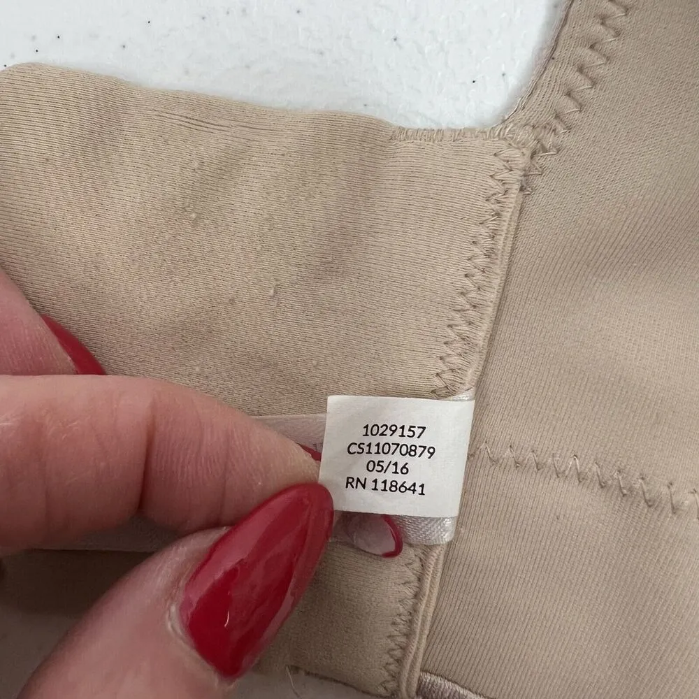 Cacique Sz 44D Bra Smooth Balconette Beige Nude Full Coverage Underwired Women’s - Image 15