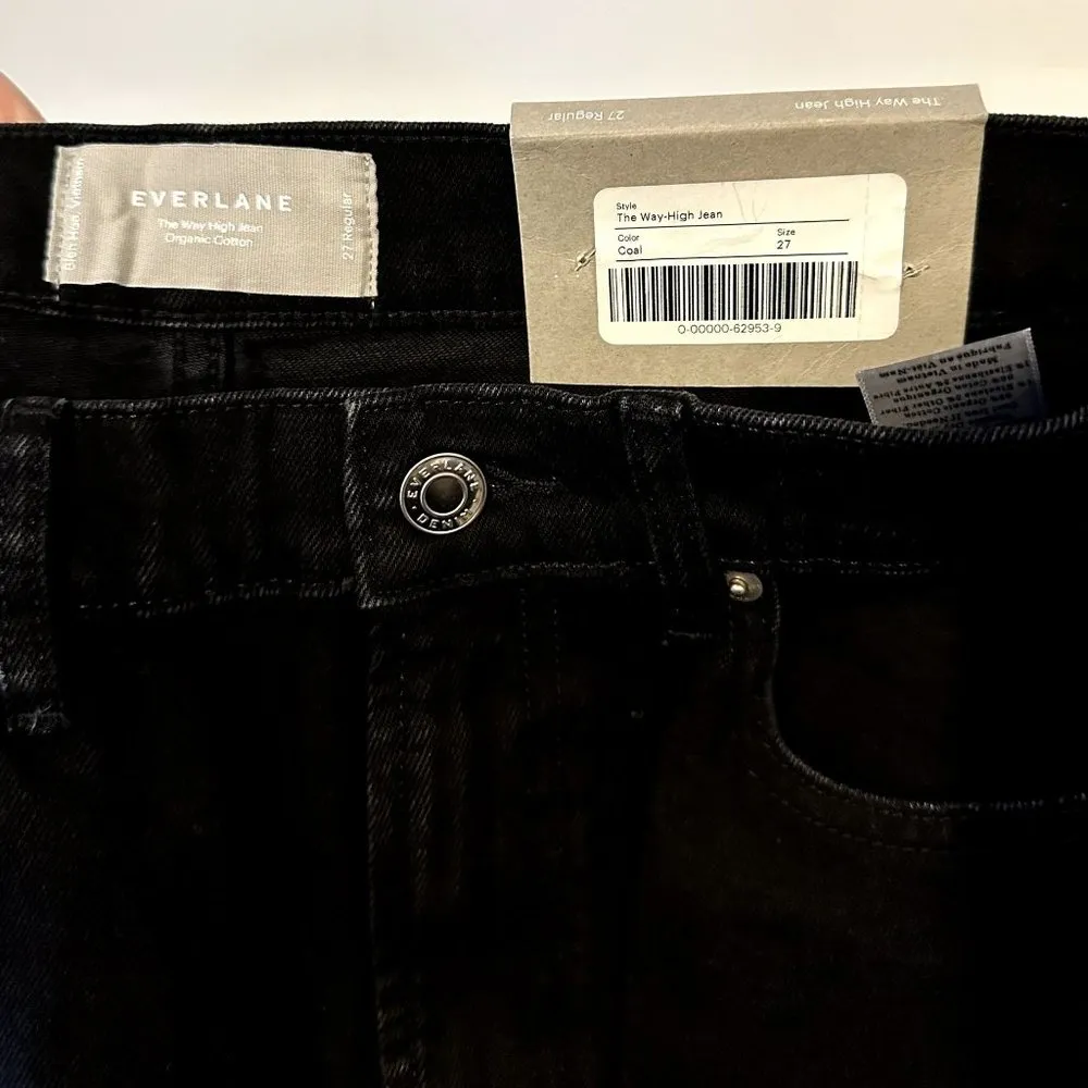 NWT Everlane Black The Way High Jean - Size 27 - Image 3