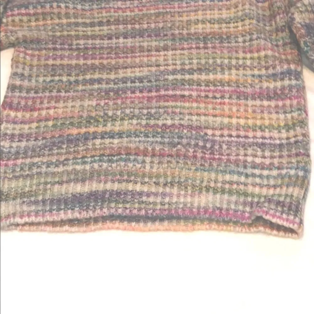 chunky turtleneck sweater soft multicolored US Size. 8-10 NWT - Image 5